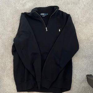 black XL polo pullover